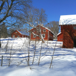Vy mot Skomakarhuset och Timmerbyggningen