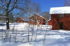 Vy mot Skomakarhuset och Timmerbyggningen